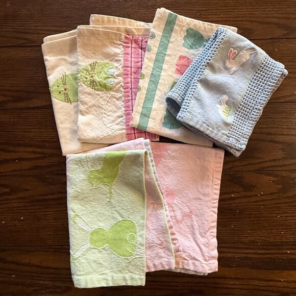 Tag Easter Kitchen Dish Towels Lot of 6 - Picture 2 of 13